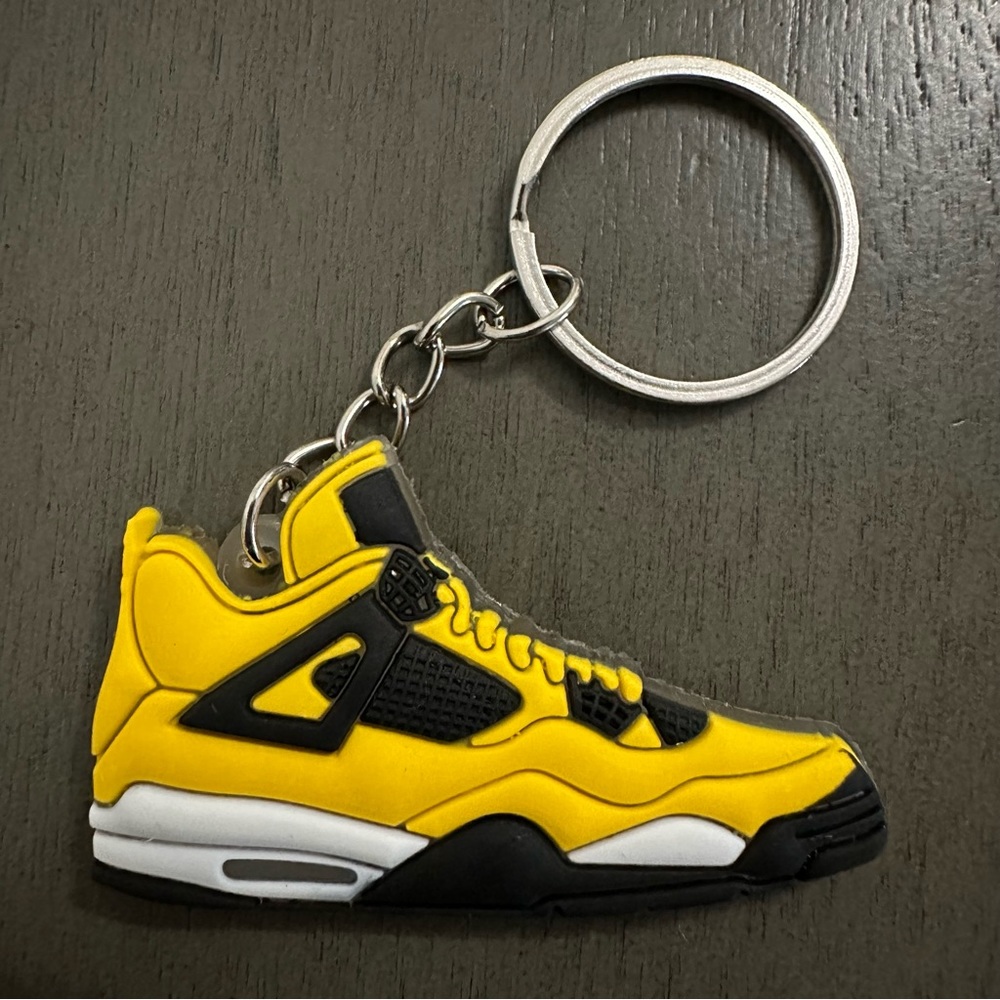 Jordan 4 Lightning Keychain